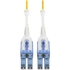 Picture of Tripp Lite 3M Duplex SMF Singlemode 9/125 Uniboot Fiber Optic Patch Cable LC/LC 10'