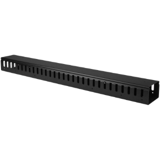 Picture of StarTech.com Vertical Cable Organizer with Finger Ducts - Vertical Cable Management Panel - Rack-Mount Cable Raceway - 0U - 3 ft.