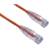 Picture of Axiom 100FT CAT6A BENDnFLEX Ultra-Thin Snagless Patch Cable 650mhz (Orange)