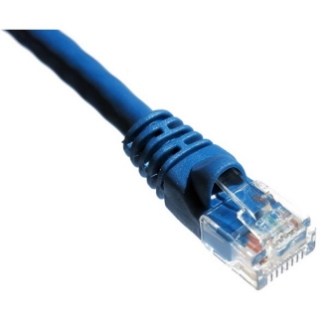Picture of Axiom 7FT CAT6A 650mhz Patch Cable Molded Boot (Blue) - TAA Compliant