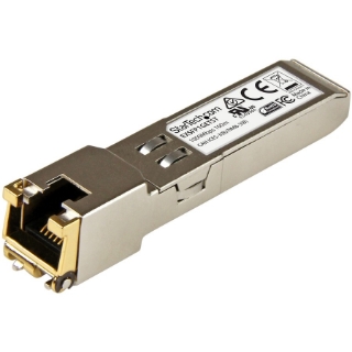 Picture of StarTech.com Juniper EX-SFP-1GE-T Compatible SFP Module - 1000BASE-T - 1GE Gigabit Ethernet SFP to RJ45 Cat6/Cat5e Transceiver - 100m