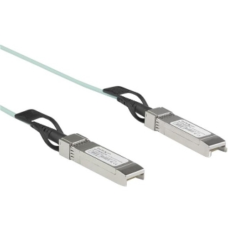 Picture of StarTech.com Dell EMC AOC-SFP-10G-3M Compatible 3m 10G SFP+ to SFP AOC Cable - 10GbE SFP+ Active Optical Fiber - 10Gbps SFP + Cable 9.84'