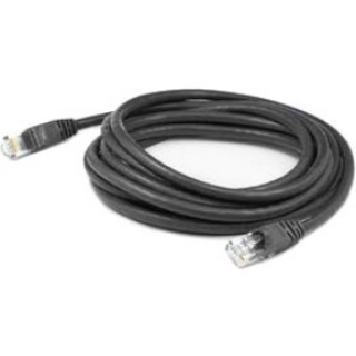 Picture of AddOn 14ft RJ-45 (Male) to RJ-45 (Male) Black Cat6 Straight STP PVC Copper Patch Cable