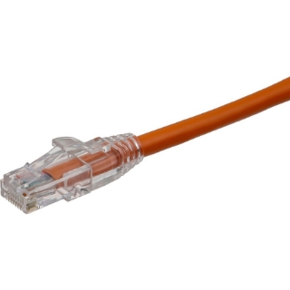 Picture of Axiom 12FT CAT6 UTP 550mhz Patch Cable Clear Snagless Boot (Orange) - TAA Compliant