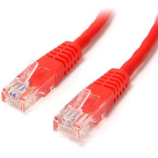 Picture of StarTech.com 6 ft Red Molded Cat5e UTP Patch Cable