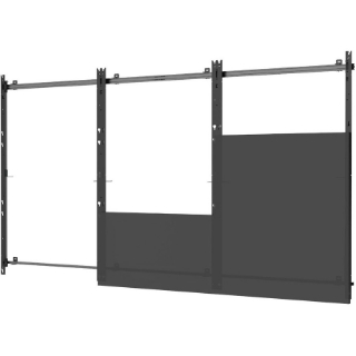 Picture of Peerless-AV SEAMLESS Kitted DS-LEDIER-3X3 Mounting Frame for LED Display, Video Wall - Black, Silver