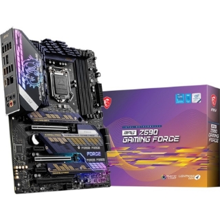 Picture of MSI MPG Z590 GAMING FORCE Desktop Motherboard - Intel Z590 Chipset - Socket LGA-1200 - Intel Optane Memory Ready - ATX