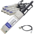 Picture of AddOn Arista Networks CAB-Q-4S-100G-3M Compatible TAA Compliant 100GBase-CU QSFP28 to 4xSFP28 Direct Attach Cable (Passive Twinax, 3m)