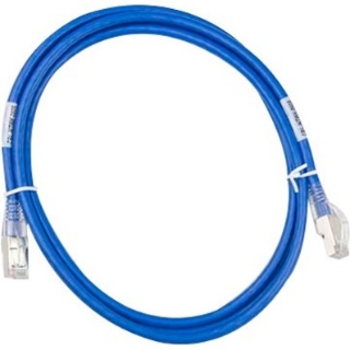 Picture of Supermicro RJ45 Cat6a 550MHz Rated Blue 6 FT Patch Cable, 24AWG