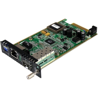 Picture of StarTech.com Gigabit Ethernet Fiber Media Converter Card Module with Open SFP Slot