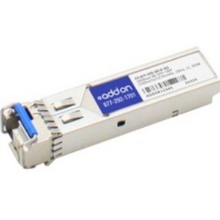 Picture of AddOn Juniper Networks EX-SFP-10G-BX-D Compatible TAA Compliant 10GBase-BX SFP+ Transceiver (SMF, 1330nmTx/1270nmRx, 10km, LC, DOM)
