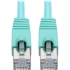 Picture of Tripp Lite Cat6a Snagless Shielded STP Patch Cable 10G, PoE, Aqua M/M 14ft