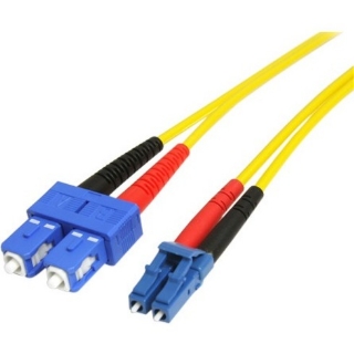 Picture of StarTech.com 7m Fiber Optic Cable - Single-Mode Duplex 9/125 - LSZH - LC/SC - OS1 - LC to SC Fiber Patch Cable