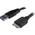 Picture of StarTech.com 15cm (6in) Short Slim SuperSpeed USB 3.0 A to Micro B Cable - M/M