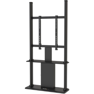 Picture of StarTech.com Digital Signage Display Stand - Black - Locking - Cable Management - Portrait Kiosk Enclosure (DSIGNAGESTND)