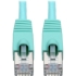 Picture of Tripp Lite Cat6a Snagless Shielded STP Patch Cable 10G, PoE, Aqua M/M 5ft