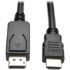 Picture of Tripp Lite 6ft DisplayPort to HDMI Adapter Converter Cable DP w/ Latches to HDMI DPort 1.2 4K x 2K M/M