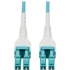 Picture of Tripp Lite Fiber Cable 100G MMF Duplex 50/125 OM4 LC/LC Armored Aqua 75M