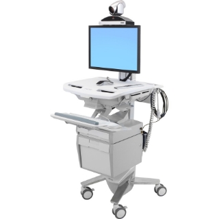 Picture of Ergotron StyleView Telepresence Cart, Single Monitor