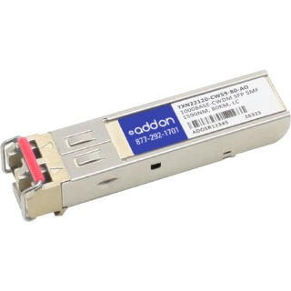 Picture of AddOn Intel TXN22120-CW59-80 Compatible TAA Compliant 1000Base-CWDM SFP Transceiver (SMF, 1590nm, 80km, LC)