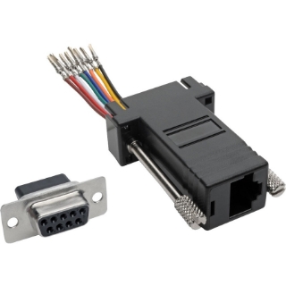 Picture of Tripp Lite DB9 to RJ45 Modular Serial Adapter F/F RS-232 RS-422 RS-485