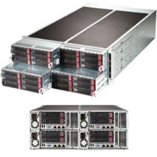 Picture of Supermicro SuperServer F628R3-RC0BPT+ Barebone System - 4U Rack-mountable - Socket LGA 2011-v3 - 2 x Processor Support