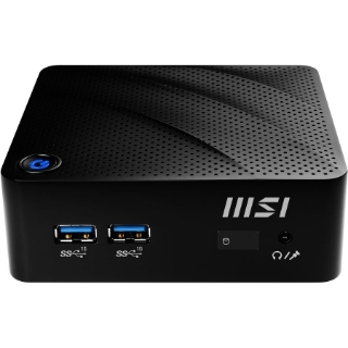 Picture of MSI Cubi N Cubi N JSL-034US Desktop Computer - Intel Pentium N6000 Quad-core (4 Core) 1.10 GHz - 4 GB RAM DDR3L SDRAM - 128 GB M.2 Serial ATA SSD - Mini PC - Black