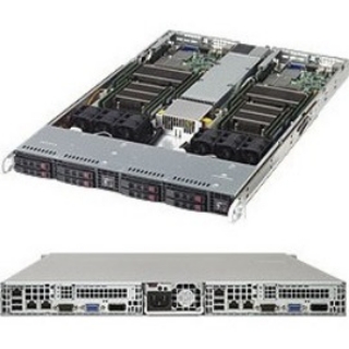 Picture of Supermicro 1028TR-T Barebone System - 1U Rack-mountable - Socket LGA 2011-v3 - 2 x Processor Support