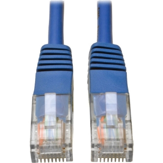 Picture of Tripp Lite Cat5e 350 MHz Molded UTP Patch Cable (RJ45 M/M), Blue, 75 ft.