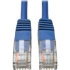 Picture of Tripp Lite Cat5e 350 MHz Molded UTP Patch Cable (RJ45 M/M), Blue, 75 ft.