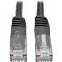 Picture of Tripp Lite Cat6 Cat5e Gigabit Molded Patch Cable RJ45 M/M 550MHz Black 35ft