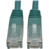 Picture of Tripp Lite 7ft Cat6 Gigabit Molded Patch Cable RJ45 M/M 550MHz 24 AWG Green