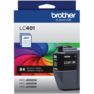 Picture of Brother LC401BKS Original Ink Cartridge - Single Pack - Black