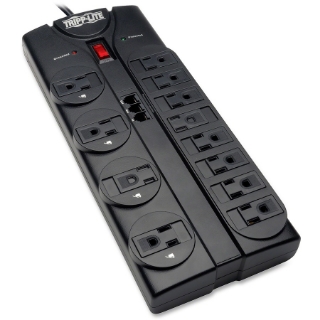 Picture of Tripp Lite Surge Protector 12 Outlet 120V RJ11 8' Cord 2160 Joule