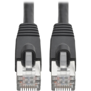 Picture of Tripp Lite Cat6a Snagless Shielded STP Patch Cable 10G, PoE, Black M/M 3ft