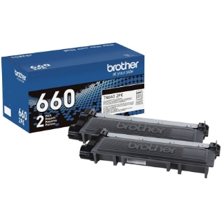 Picture of Brother TN-660 Original Toner Cartridge - Twin-pack - Black