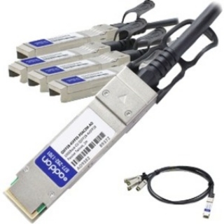 Picture of AddOn MSA and TAA Compliant 100GBase-CU QSFP28 to 4xSFP28 Direct Attach Cable (Passive Twinax, 2m)