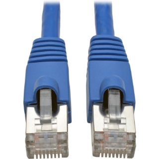 Picture of Tripp Lite Cat6a Snagless Shielded STP Patch Cable 10G, PoE, Blue M/M 20ft