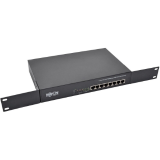 Picture of Tripp Lite 8Port Gigabit Ethernet Switch Rackmount Unmanaged w/PoE Metal 1U