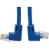 Picture of Tripp Lite Cat6 Patch Cable Up-Angled / Down Angled UTP Molded M/M Blue 3ft