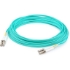 Picture of AddOn 74m LC (Male) to LC (Male) Straight Aqua OM4 Duplex Plenum Fiber Patch Cable