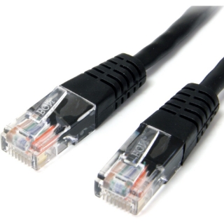 Picture of StarTech.com 2 ft Black Molded Cat5e UTP Patch Cable