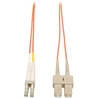 Picture of Tripp Lite 7M Duplex Multimode 62.5/125 Fiber Optic Patch Cable LC/SC 23' 23ft 7 Meter