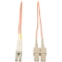 Picture of Tripp Lite 7M Duplex Multimode 62.5/125 Fiber Optic Patch Cable LC/SC 23' 23ft 7 Meter