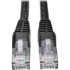 Picture of Tripp Lite 50ft Cat6 Gigabit Snagless Molded Patch Cable RJ45 M/M Black 50'