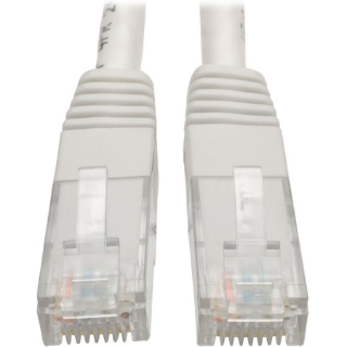 Picture of Tripp Lite 15ft Cat6 Gigabit Molded Patch Cable RJ45 M/M 550MHz 24AWG White