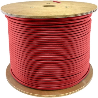 Picture of AddOn 1000ft Non-Terminated Red Cat6A UTP Plenum-Rated Solid Copper Patch Cable