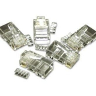 Picture of C2G RJ45 Cat5E Modular Plug (with Load Bar) for Round Solid/Stranded Cable - 50pk