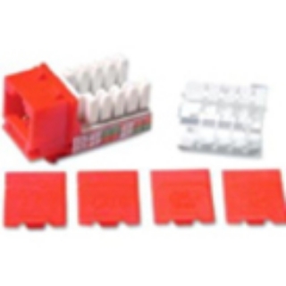 Picture of C2G Cat6 RJ45 UTP Keystone Jack - Red