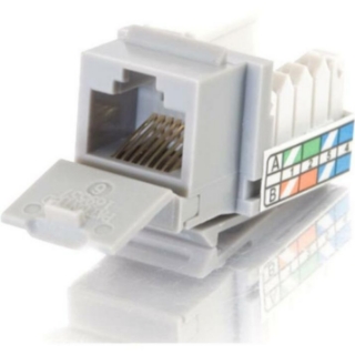 Picture of C2G 90&deg; Cat5E RJ45 UTP Keystone Jack - Gray